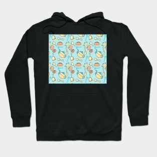 Baking Utensils pattern Hoodie